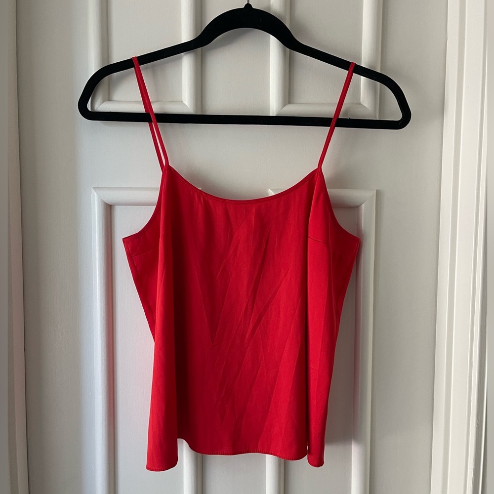 Diane Von Furstenberg Red Camisole Tank